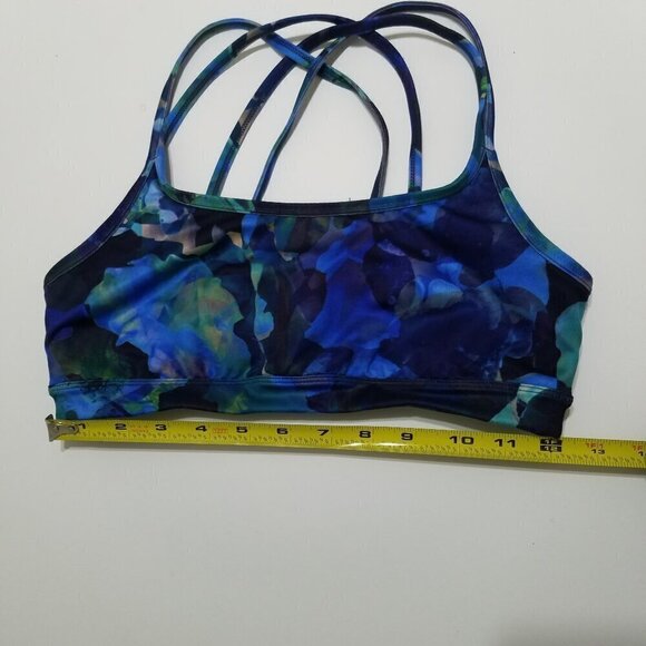 Athleta Sports Bra‎ Blue Size S - Picture 2 of 6